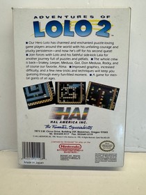 Adventures of Lolo 2 Nintendo NES 1990 Complete in Box CIB! L@@K!