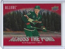2024-25 UD ALLURE ATP-4 KIRILL KAPRIZOV SP RED ACROSS THE POND MINNESOTA WILD