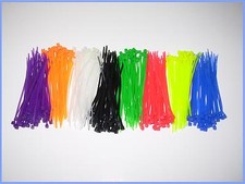 100pcs Cable tie zip lock 2.2 x 100mm  4 inch with choice of 11 color