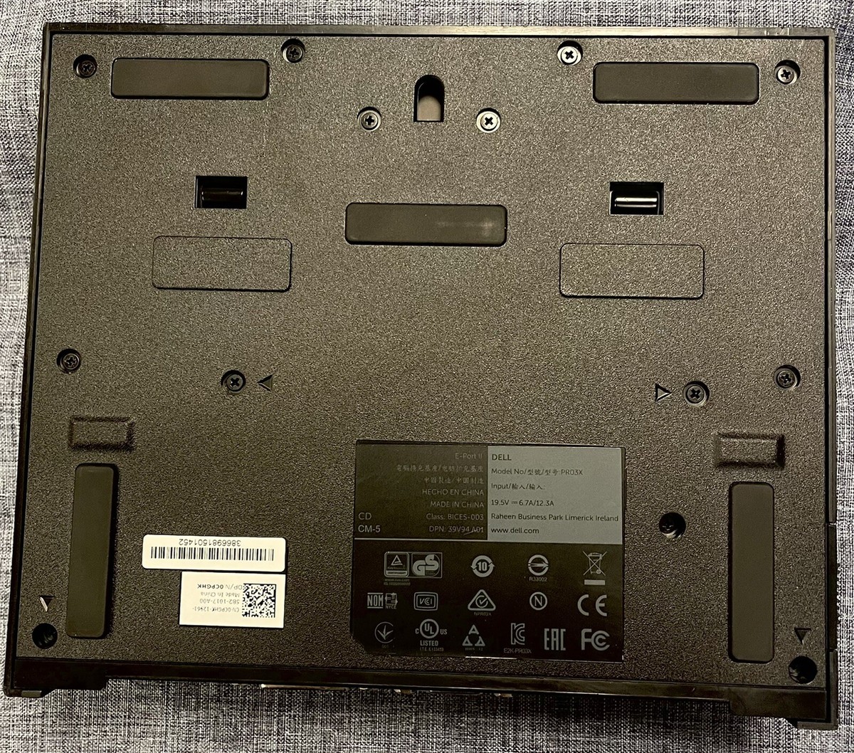 GENUINE DELL E-SERIES PR02X Docking Station/Port Replicator For Latitude E4200 £8.55 - UK - Foto 3