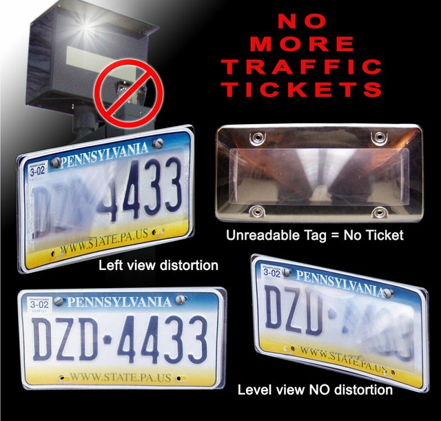 ONE Red Light & Speeding Camera Clear License Plate Photo blocker