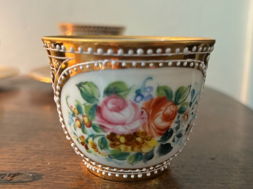 Vintage 1960's French Le Tallec Set of 6 Demitasse Coffee Cup Saucer Duos France - Picture 6 of 18