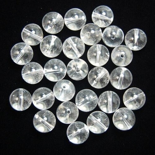 Großhandel 45 Stck. Posten Weiß Glas Rund Zwischenring Lose Perlen 8 mm Zum Selbermachen Schmuck Herstellung - Bild 2 von 6