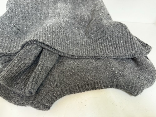 Faherty Donegal Wool Crew Neck Sweater Mens 2XL Charcoal Gray New MYH2303 - Picture 7 of 9