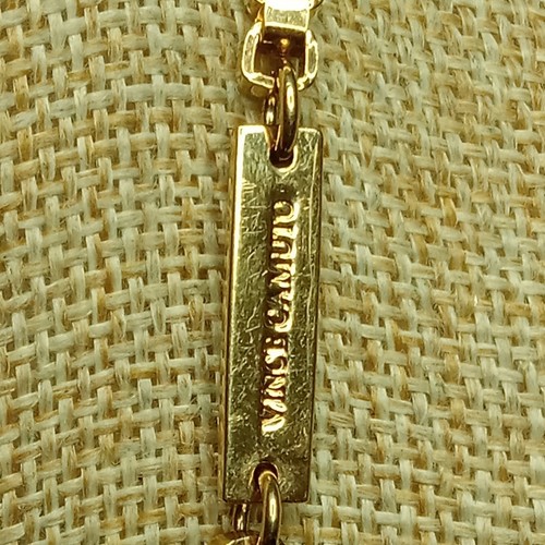 VINCE CAMUTO Box Chain Necklace Beige Pendent. 6942 - Picture 7 of 7