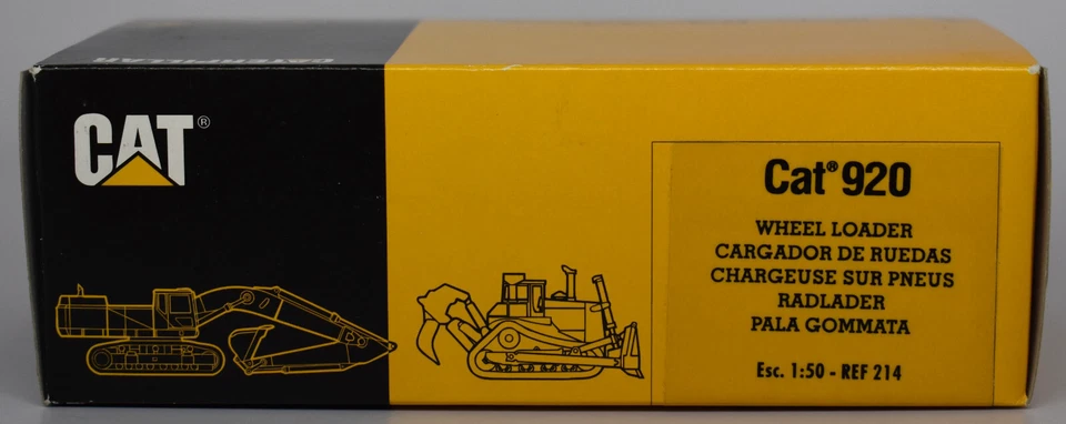 JOAL 1:50 SCALE DIE-CAST CATERPILLAR  CAT 920 WHEEL LOADER 214 NIB - Image 3 of 4