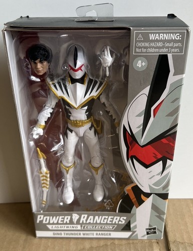 NEW SEALED Power Rangers Lightning Collection Dino Thunder White Ranger Figure - Picture 1 of 7