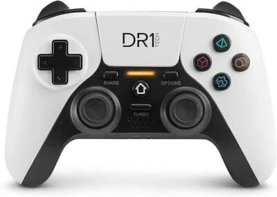 CONTROLLER DR1TECH SHOCKPAD per PS4 E PS4 pro / PC Wireless BT BIANCO