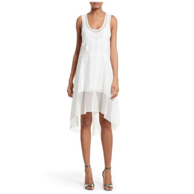 Tracy Reese White Drop Waist Mesh Cotton Dress with Pale Yellow Trims Size S | eBay Tracy Reese White Drop Waist Mesh Cotton Dress with Pale Yellow Trims Size S | eBay