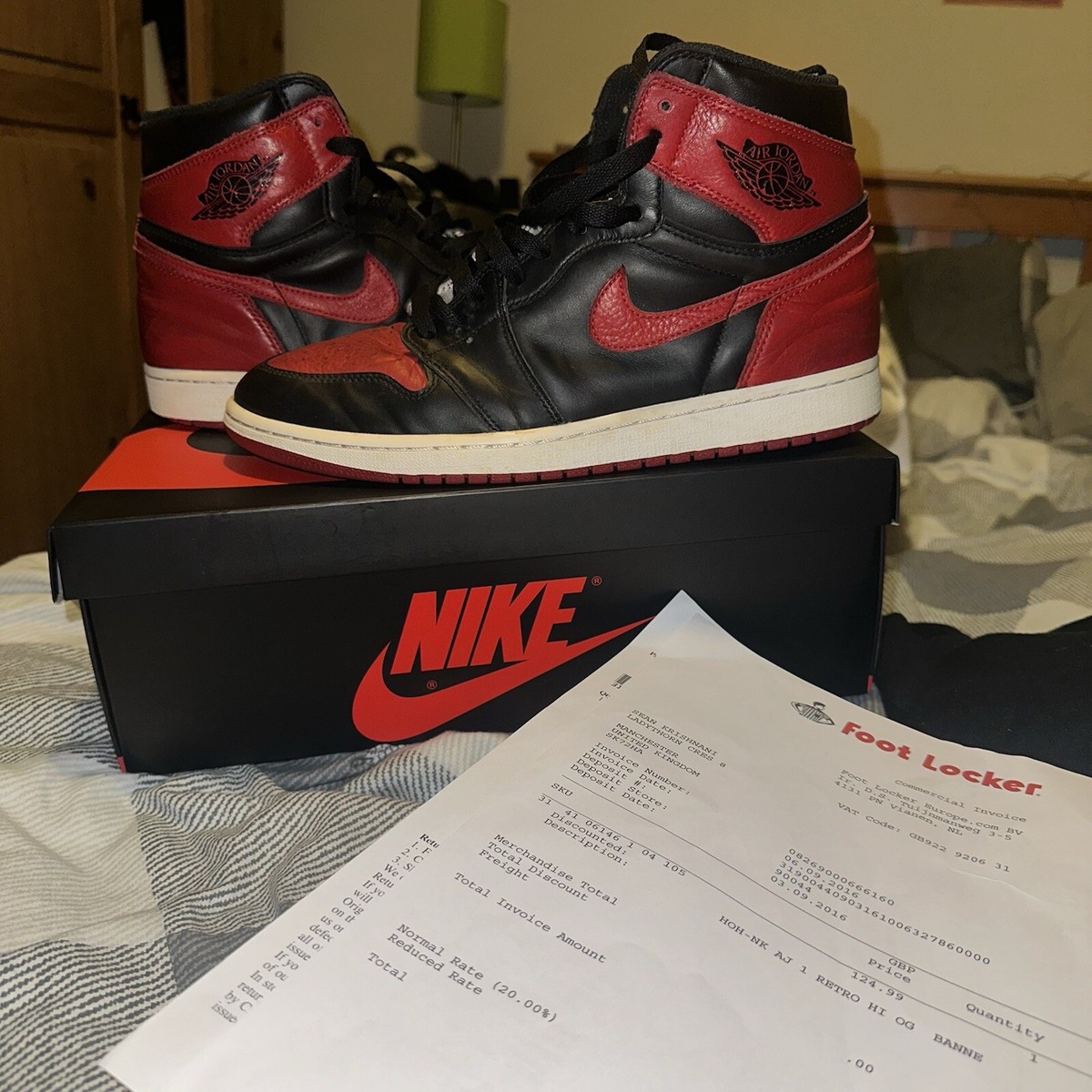 jordan 1 bred 2016 box