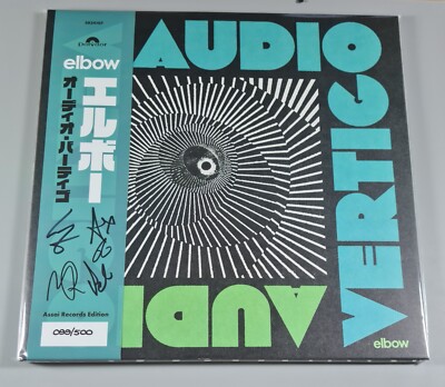 Elbow - Audio Vertigo - Signed Assai Obi Edition Transparent Blue Colour Vinyl