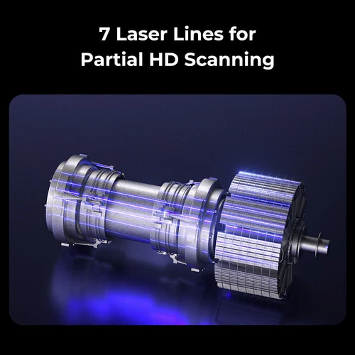 Creality Raptor Pro 3D Scanner 22+7 Blue Laser Lines 60fps for 5-4000mm Objects - Afbeelding 5 van 24