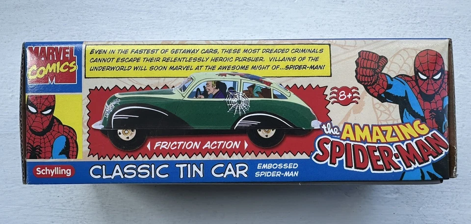 Coche clásico de hojalata The Amazing Spider-Man (nuevo en caja) Foto 2 de 4