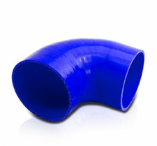 BLUE 90-Degree Silicone Hose 89-89 mm/3.5-3.5 in Intake/Turbo Elbow Coupler Pipe