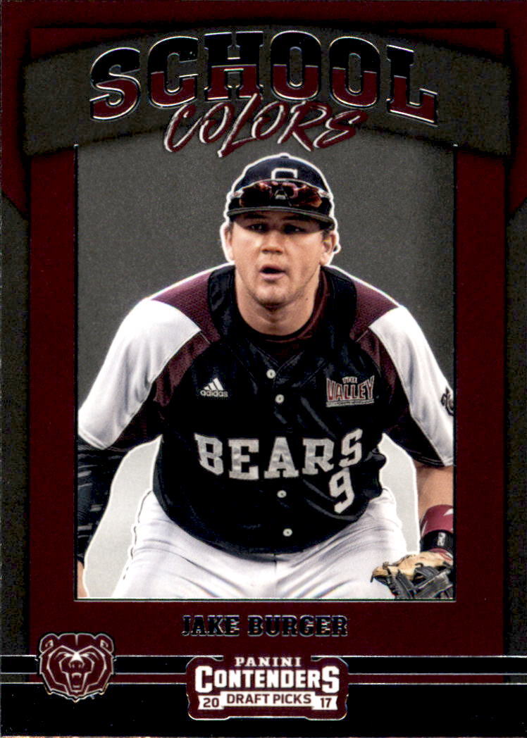 2017 Contenders Draft Baseball School Colors Insert Singles - You Choose
