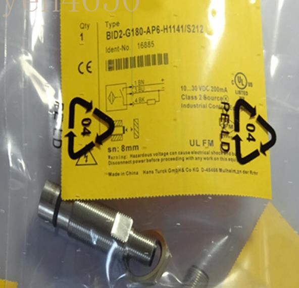 Original Turck Proximity Sensor Switch BID2-G180-AP6-H1141/S220 Free delivery