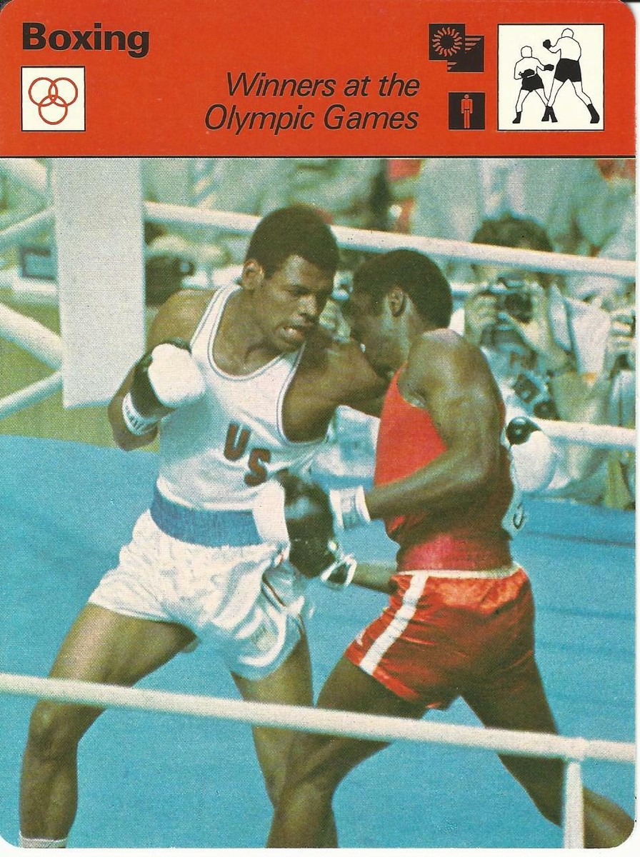 1977-79 Sportscaster Card, #65.05 Boxing, Leon Spinks, Sixto Soria