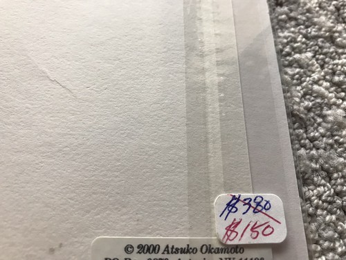 Modernist ABSTRACT Print Atsuko Okamoto Contemporary GEOMETRIC Serigraph 54/150 - Picture 5 of 5