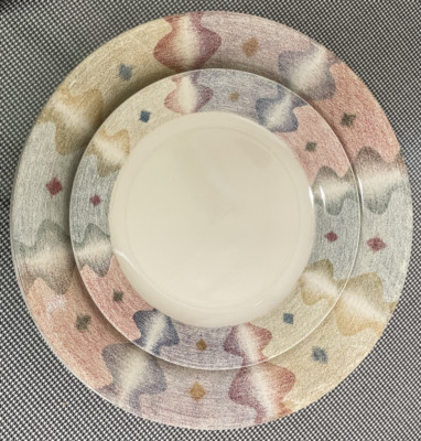 Corelle Mirage Plates - 6 Dinner, 4  Bread (Total 10 Plates *10*) EXCELLENT!  U5