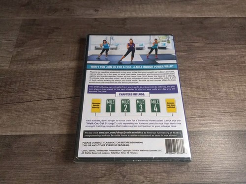 Walk On 4 Mile Power Walk Jessica Smith for Fat Burning Agility DVD Workout New - 第 2/6 張圖片