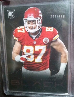 /399 Travis Kelce Rookie #186 2013 Panini Black Football 