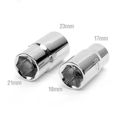 17 19 21 23mm HEAVY DUTY Extendable Car Wheel Brace Socket Tyre Nut Wrench - Bild 7 von 10