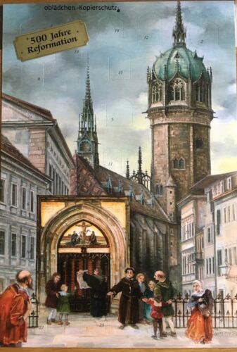 # Adventskalender # Kunstverlag Brück & Sohn 2772 WITTENBERG Luther Reformation - Picture 1 of 3