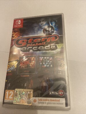 NINTENDO SWITCH Stern Pinball Code In Box! ITALY