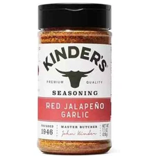 (2 Pack) Kinder's Red Jalapeno Garlic Seasoning 7.7 oz.