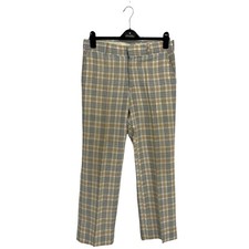 Vintage 60s Redwood  Ross Men's Straight Leg Plaid Dress Pants Size 31X27