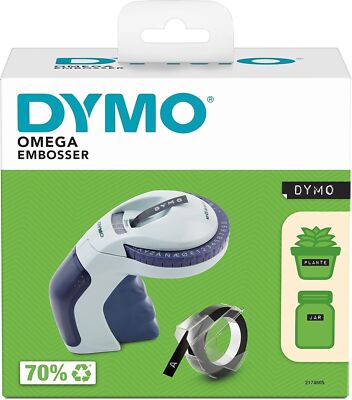 DYMO Omega Embosser Präge Beschriftungsgerät Label Schriftband Prägeband 9 mm