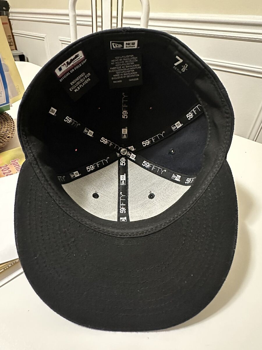 New Era 59Fifty Hat - New York Yankees - Navy Blue - On New Era 59Fifty Hat - New York Yankees - Navy Blue - On