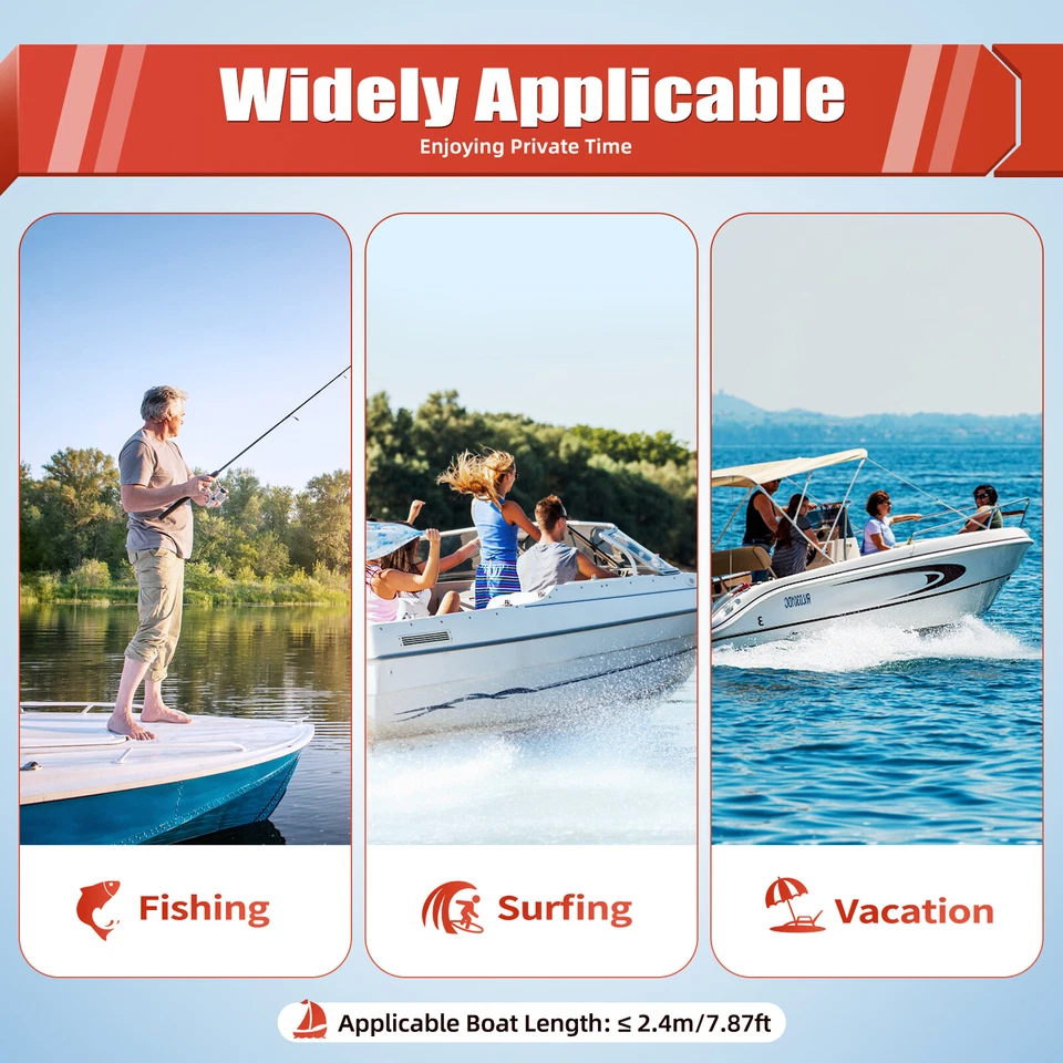 Outboard Boat Engine Motor For All Kinds of Small Boats 2 Stroke 2.3 HP 52CC - Image 3 of 4