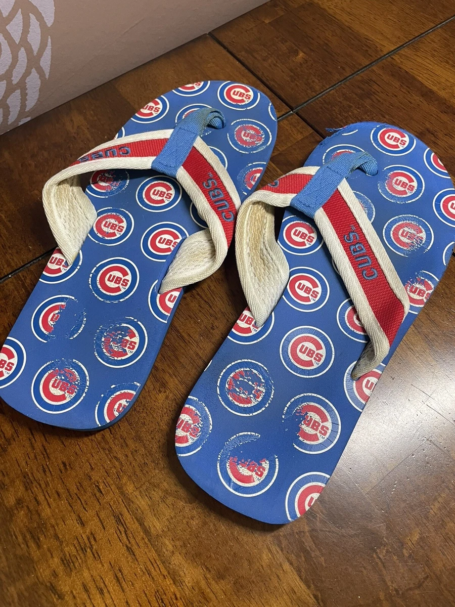 Chicago Cubs Flip Flops Women s Size 9