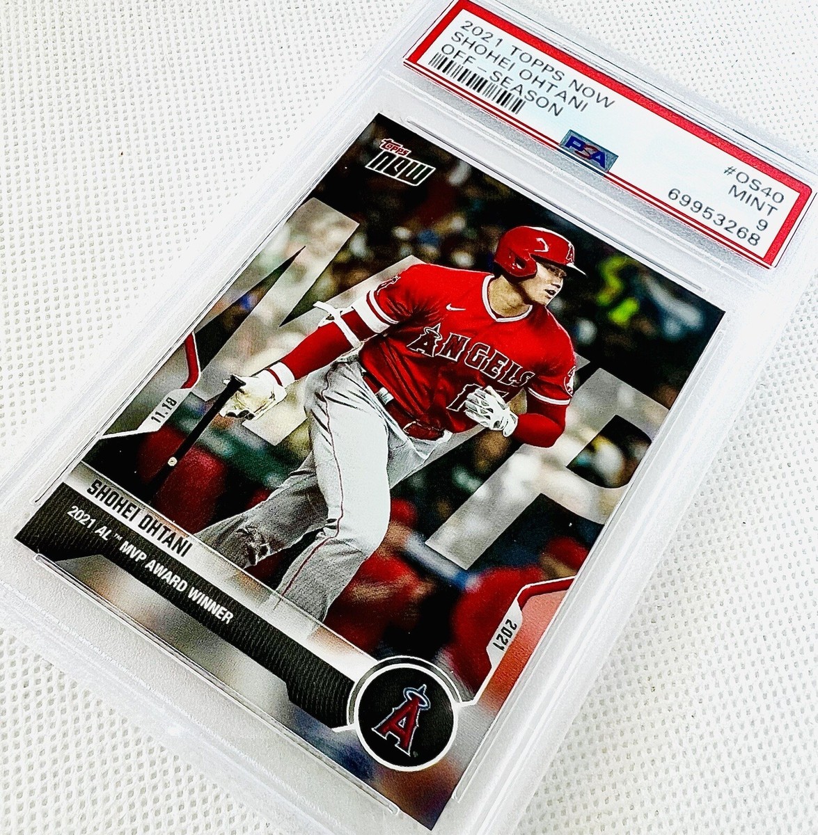2021 topps now 大谷翔平 MVP /25 psa10