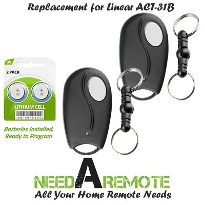 1/2 for Linear Remote Gate Opener Remote Gate Clicker LD033 LD050 LS050 318 MHz