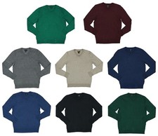 Alfani V-Neck Lightweight Cotton Blend Men's Pullover Sweater NWT