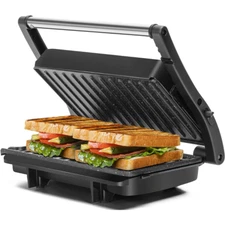 Sandwich Maker Electric Panini Press Indoor Grill 1000w NonStick Toaster