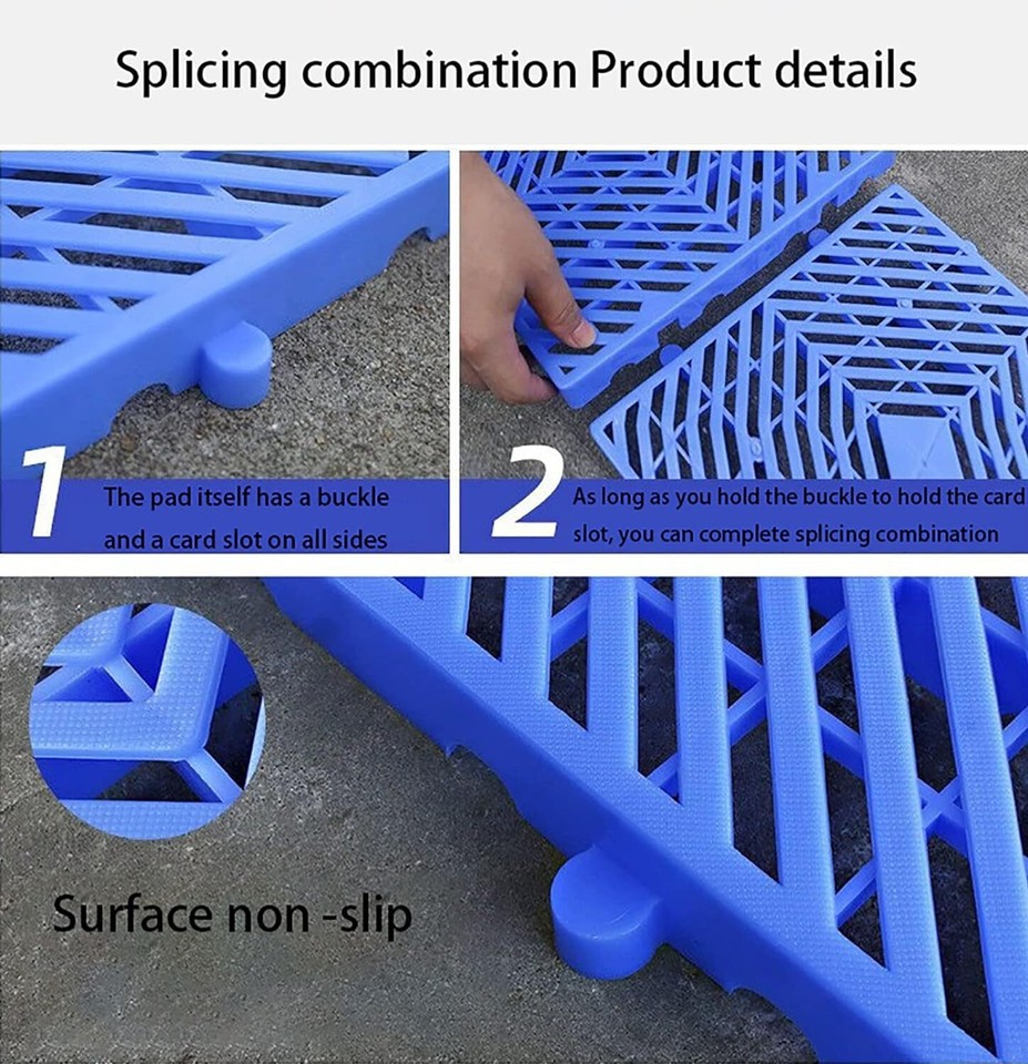 CTIRCHIU Breathable Grid Plastic Pallet For Indoor Garages Kitchen - View #11