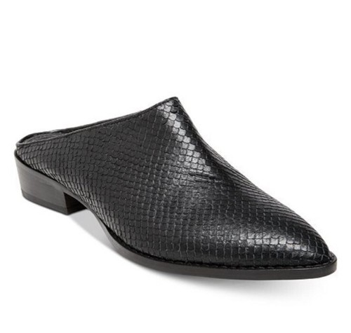 STEVEN Steve Madden Addiena Western Mule Women Sz 6.5 Snakeskin Leather Western