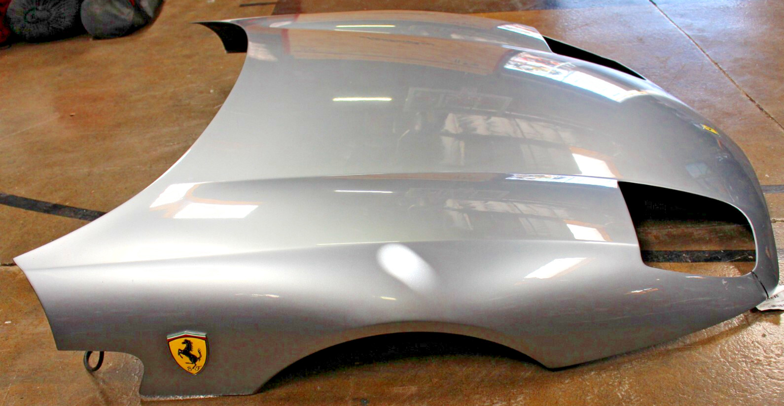 Ferrari 456 M, Front Hood w/Aftermarket Badges, Scratches, Used, P/N 65285000