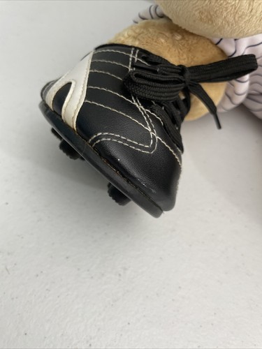 build A Bear Baseball Brown Bear With Uniform Hat Cleats Glove Plush 15" - Picture 3 of 9