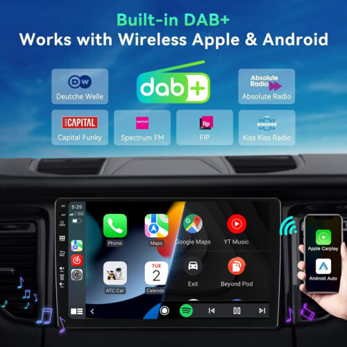 DAB+ Für Toyota Prius 3 2009-2015 Android 13 Autoradio CarPlay GPS QLED 6G+128GB - Bild 12 von 18