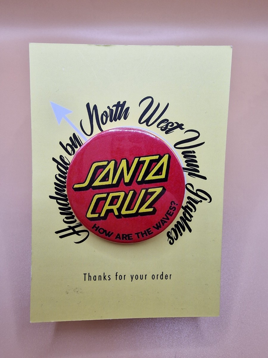 Pin badge collection (Retro Pepsi, ESSO Tiger, Santa Cruz 5sos)