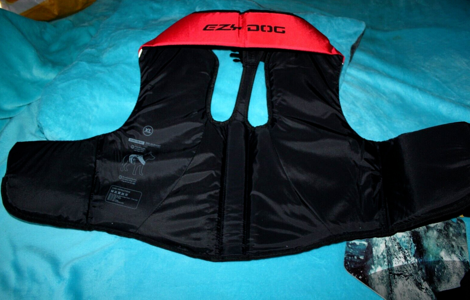  EzyDog DFD X2 Boost Premium Schwimmweste rot unbenutzt für Hunde XL 