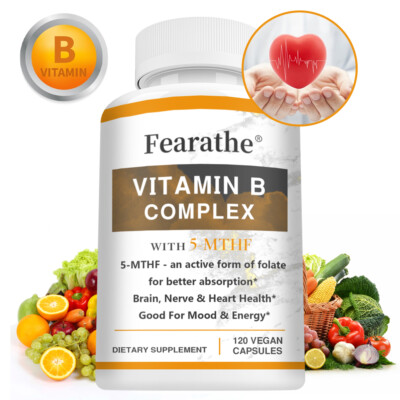 Vitamin B-Komplex   Maximale Absorption   B1, B2, B3, B5, B6, B7, B9, B12