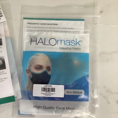 Halo Life Face Mask - Reusable/Washable with Replaceable Nanofiber Filter.