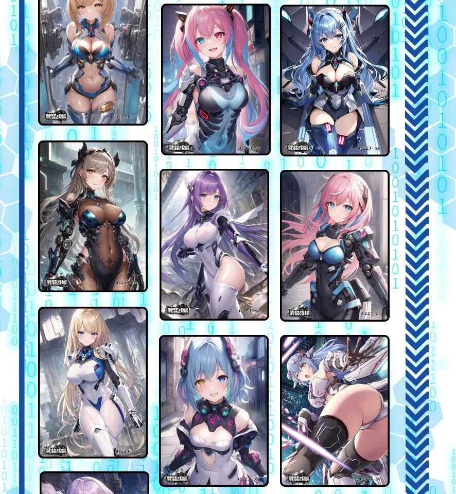 セクシーカード　　legend of SSR⭐︎135 2BOX Armed Concubine Spicy Booster Box Premium Waifu Trading Cards
