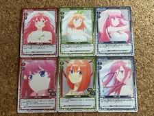 The Quintessential Quintuplets card Foil 6set anime card