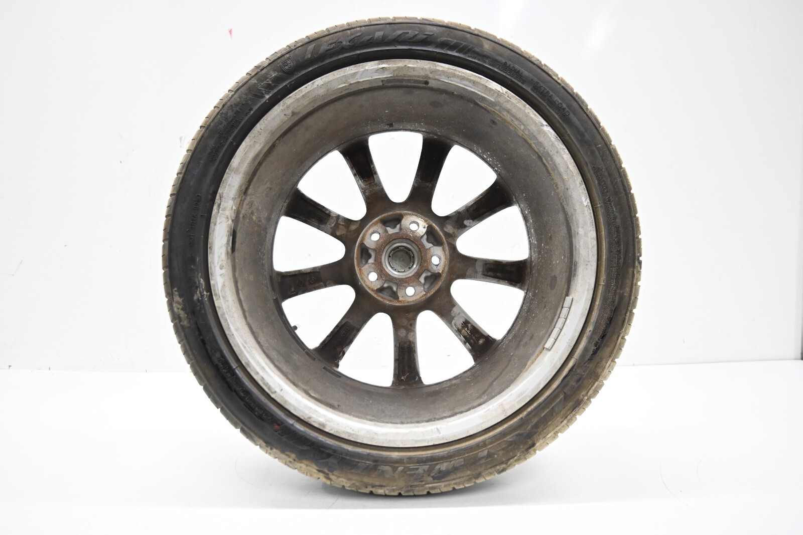 ⭐ 03-12 Maserati Quattroporte 19" Front 9 Spoke Rim Wheel Tire Silver Oem